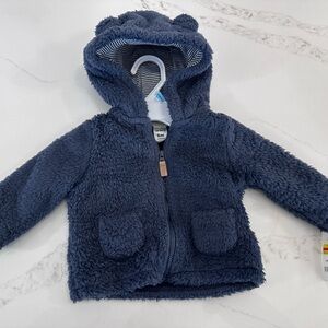 Carter's Navy Fleece Baby Hoodie